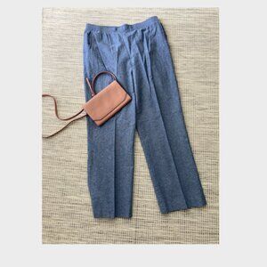 Alfred Dunner Pull On Blue Denim Look Lightweight pant 12